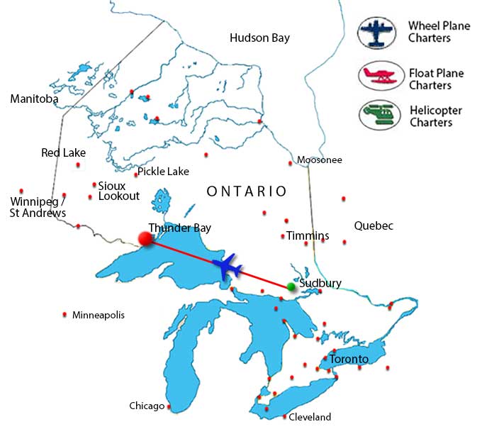 Sudbury  Charter Flights
